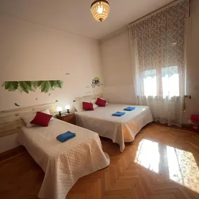 Letto o letti in una camera di 旅途之家