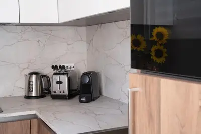 Cucina o angolo cottura di Fondamenta de la Sensa Garden Loft R&R