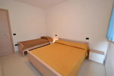 Letto o letti in una camera di Modern apartment by the beach