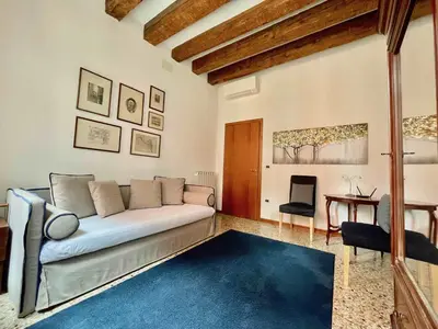 Area soggiorno di PALAZZO SAN SAMUELE - elegant apartment in San Marco