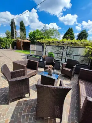 Planimetria di CA CENTOSA ARTISTIC HOUSE villa storica ristrutturata con patio e giardino