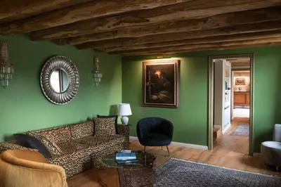 Area soggiorno di Casa Valdo Country House